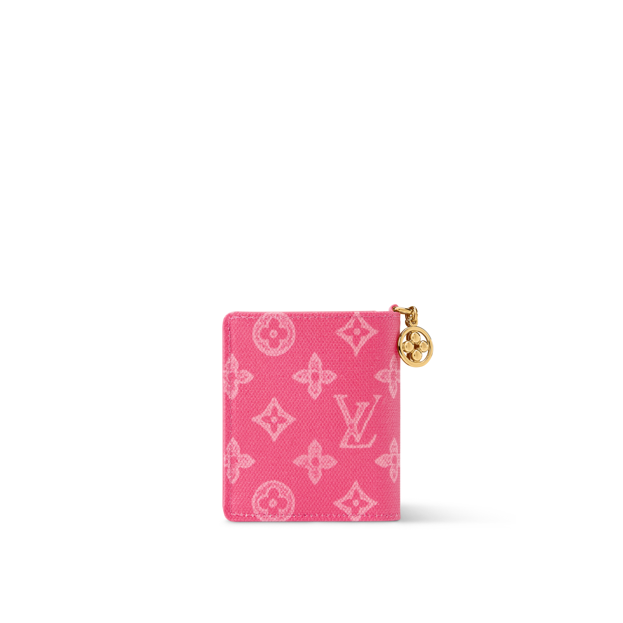 【極美品】LOUIS VUITTON モノグラム ポケットウォレットＬＶチャーム ルイヴィトン】ポケットウォレット チャーム 折りたたみ財布 (Louis